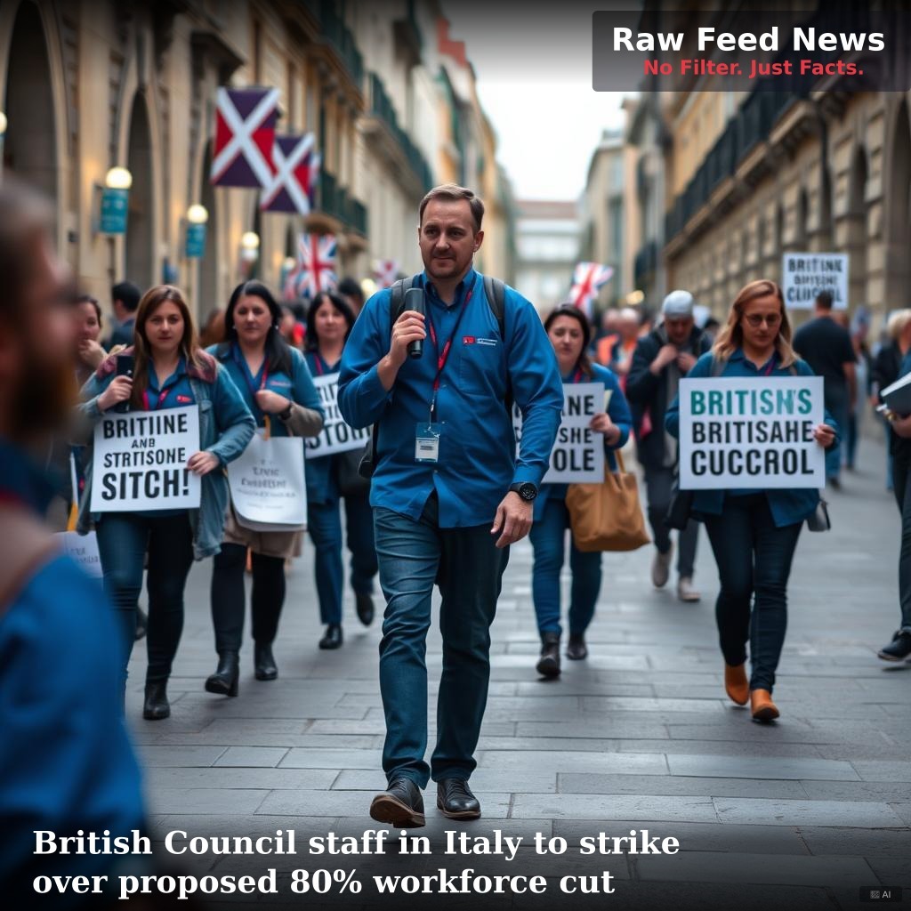 British Council staff in Italy to strike over proposed 80% workforce cut