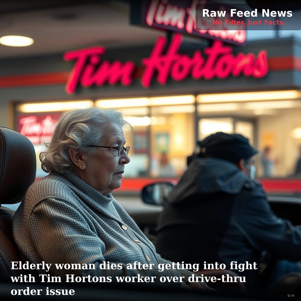 Elderly woman dies after getting into fight with Tim Hortons worker over drive-thru order issue