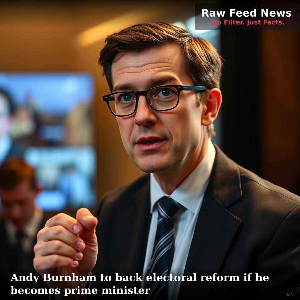 Andy Burnham to back electoral reform if he becomes prime minister