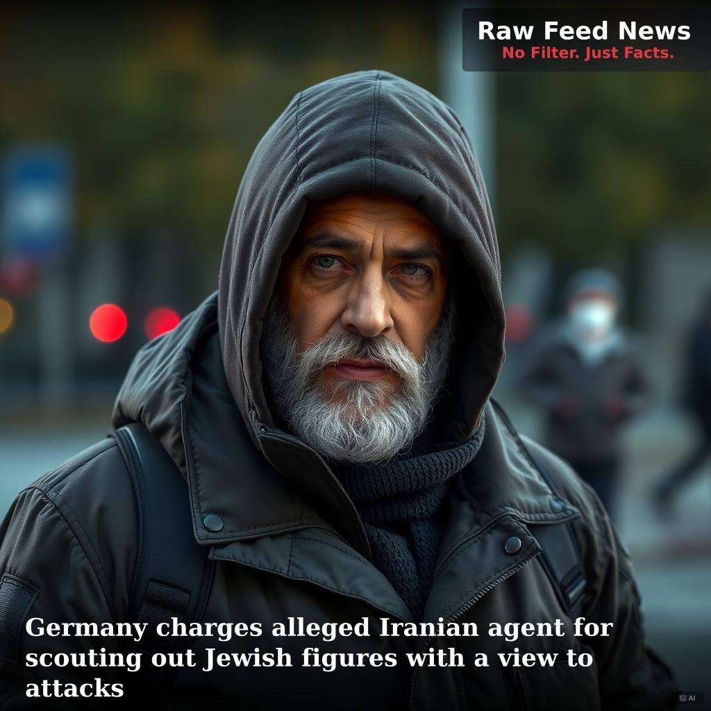 Germany charges alleged Iranian agent for scouting out Jewish figures with a view to attacks