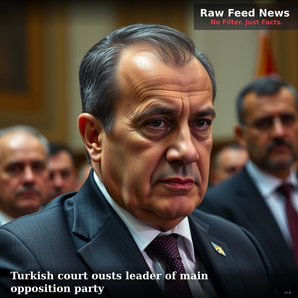 Turkish court ousts leader of main opposition party