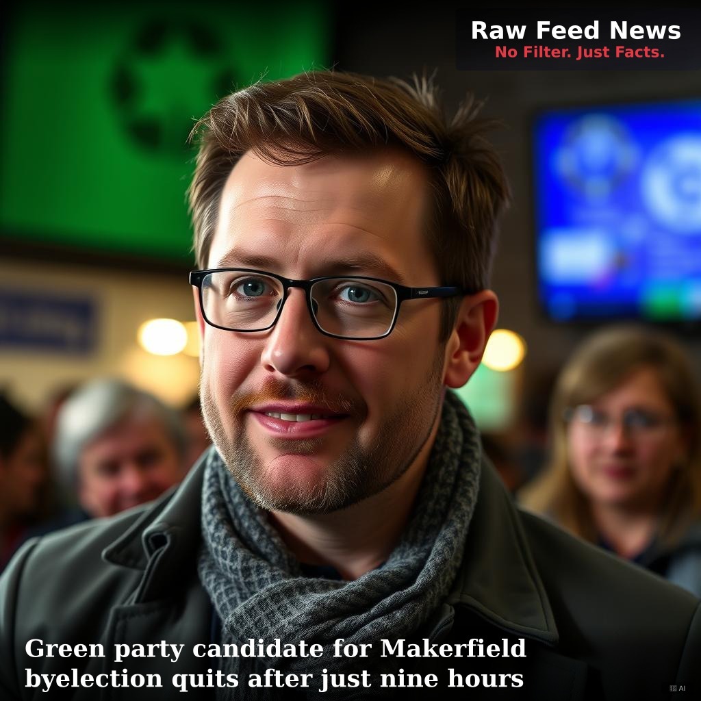 Green party candidate for Makerfield byelection quits after just nine hours
