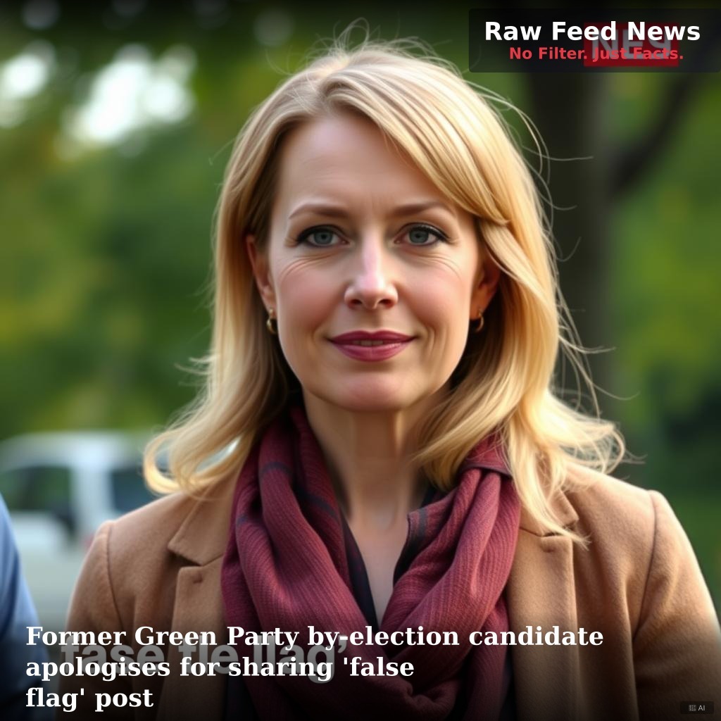 Former Green Party by-election candidate apologises for sharing 'false flag' post