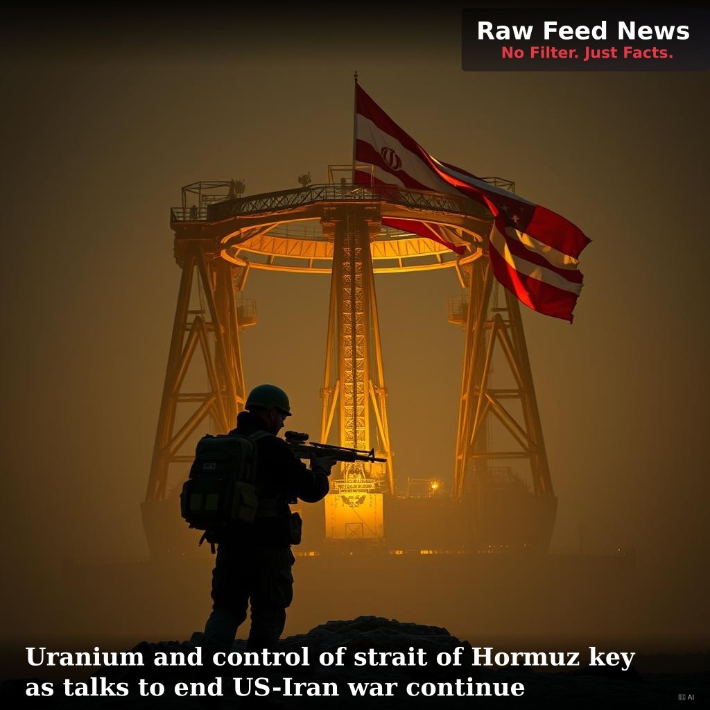 Uranium and control of strait of Hormuz key as talks to end US-Iran war continue