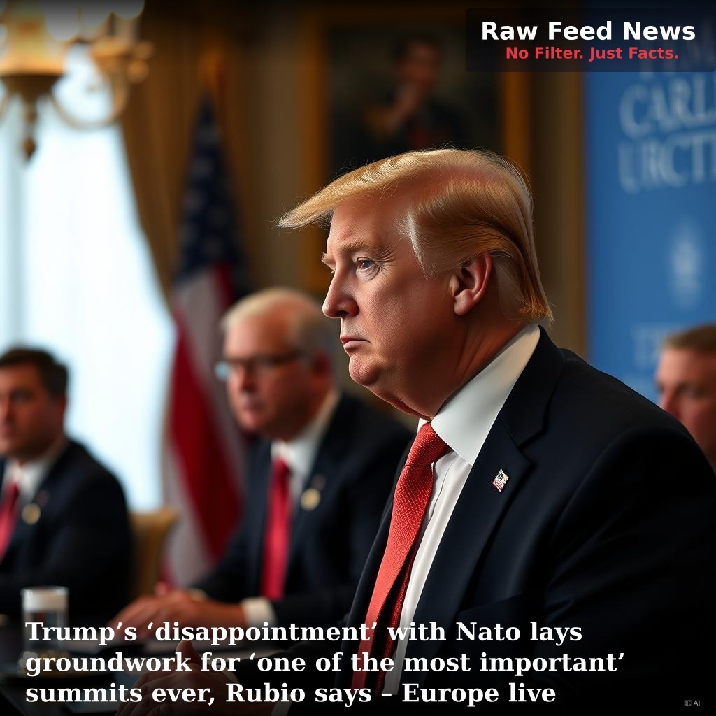 Trump’s ‘disappointment’ with Nato lays groundwork for ‘one of the most important’ summits ever, Rubio says – Europe live