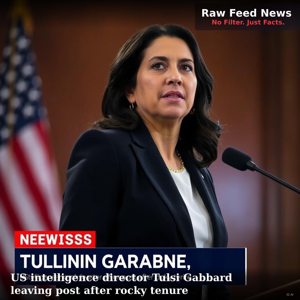 US intelligence director Tulsi Gabbard leaving post after rocky tenure