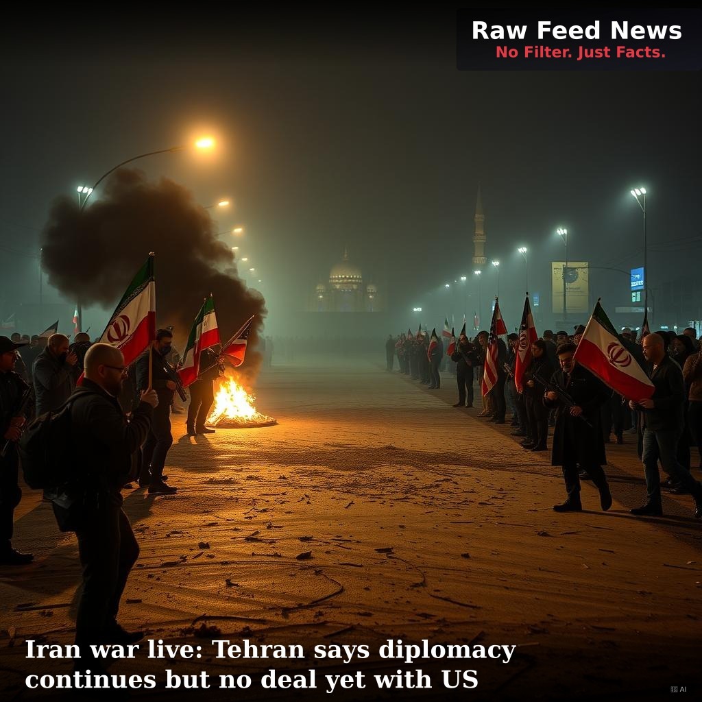 Iran war live: Tehran says diplomacy continues but no deal yet with US