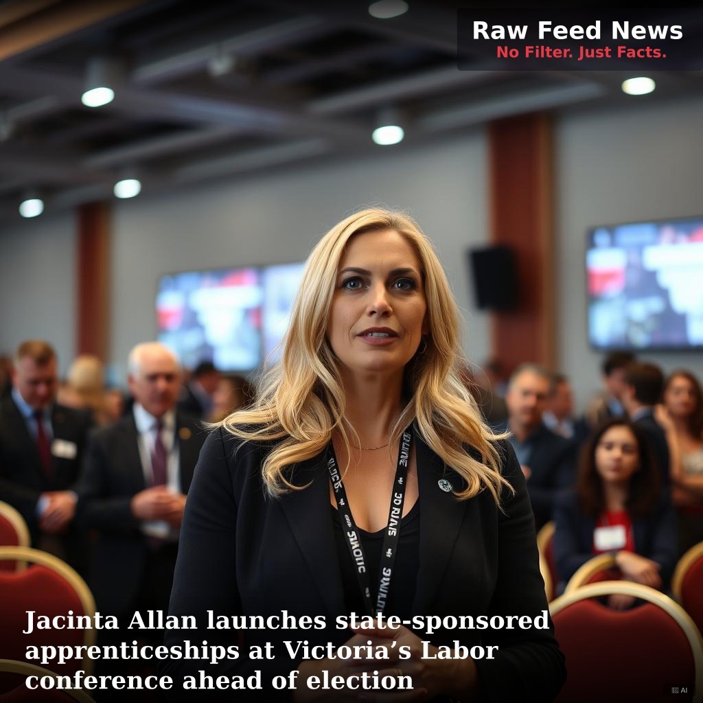 Jacinta Allan launches state-sponsored apprenticeships at Victoria’s Labor conference ahead of election