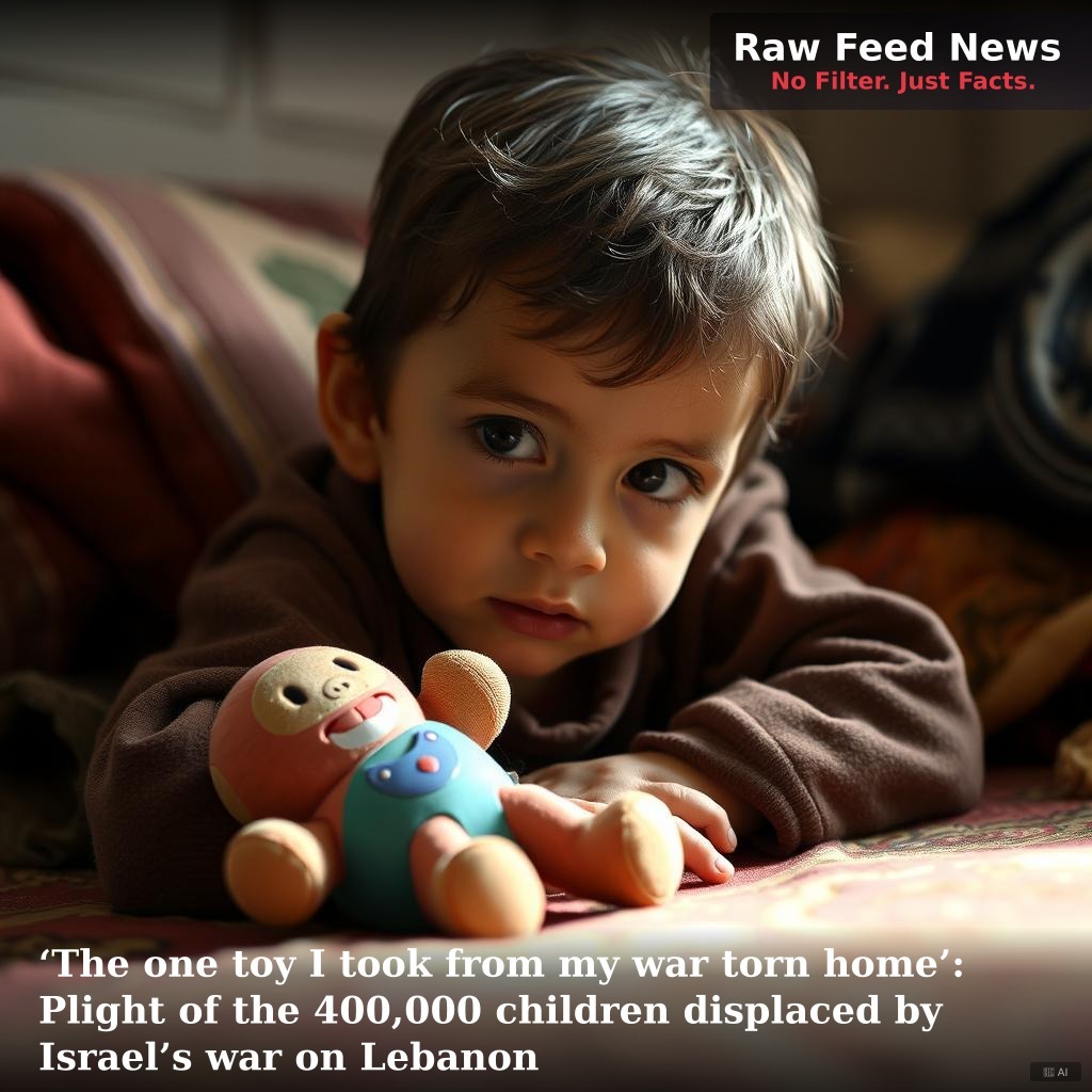 ‘The one toy I took from my war torn home’: Plight of the 400,000 children displaced by Israel’s war on Lebanon