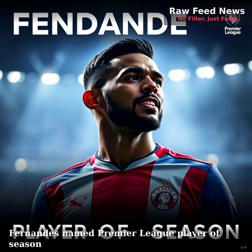 Fernandes named Premier League player of season