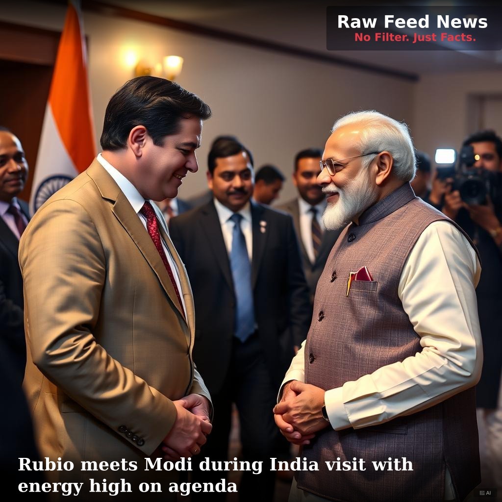 Rubio meets Modi during India visit with energy high on agenda