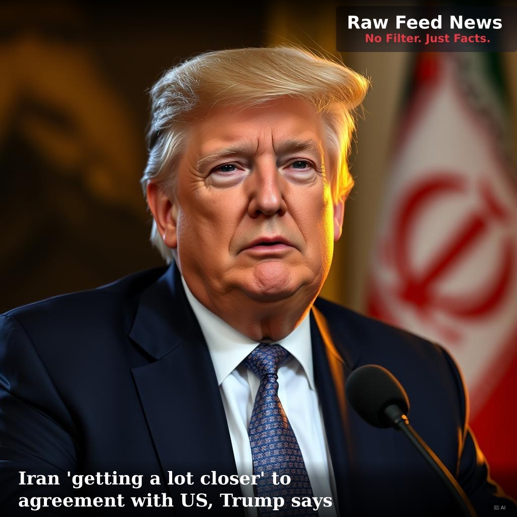 Iran 'getting a lot closer' to agreement with US, Trump says