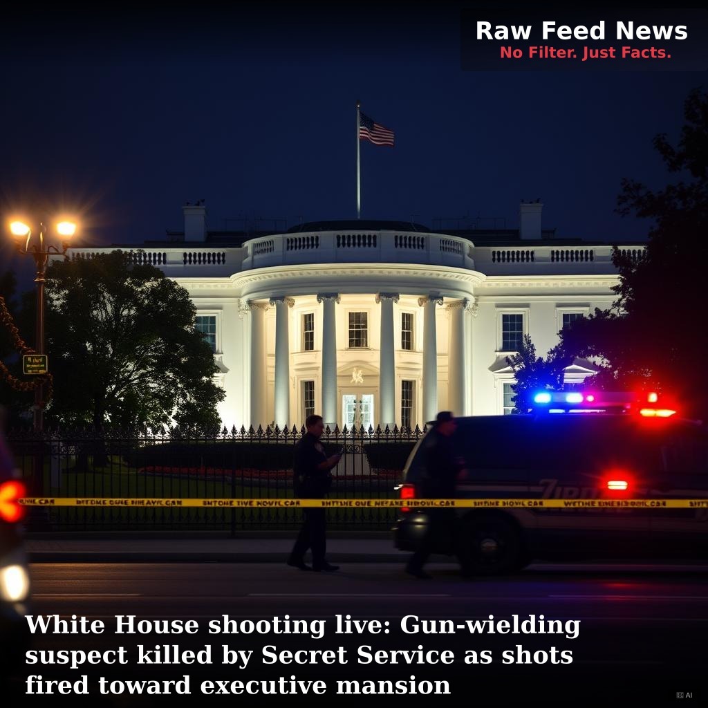 White House shooting live: Gun-wielding suspect killed by Secret Service as shots fired toward executive mansion