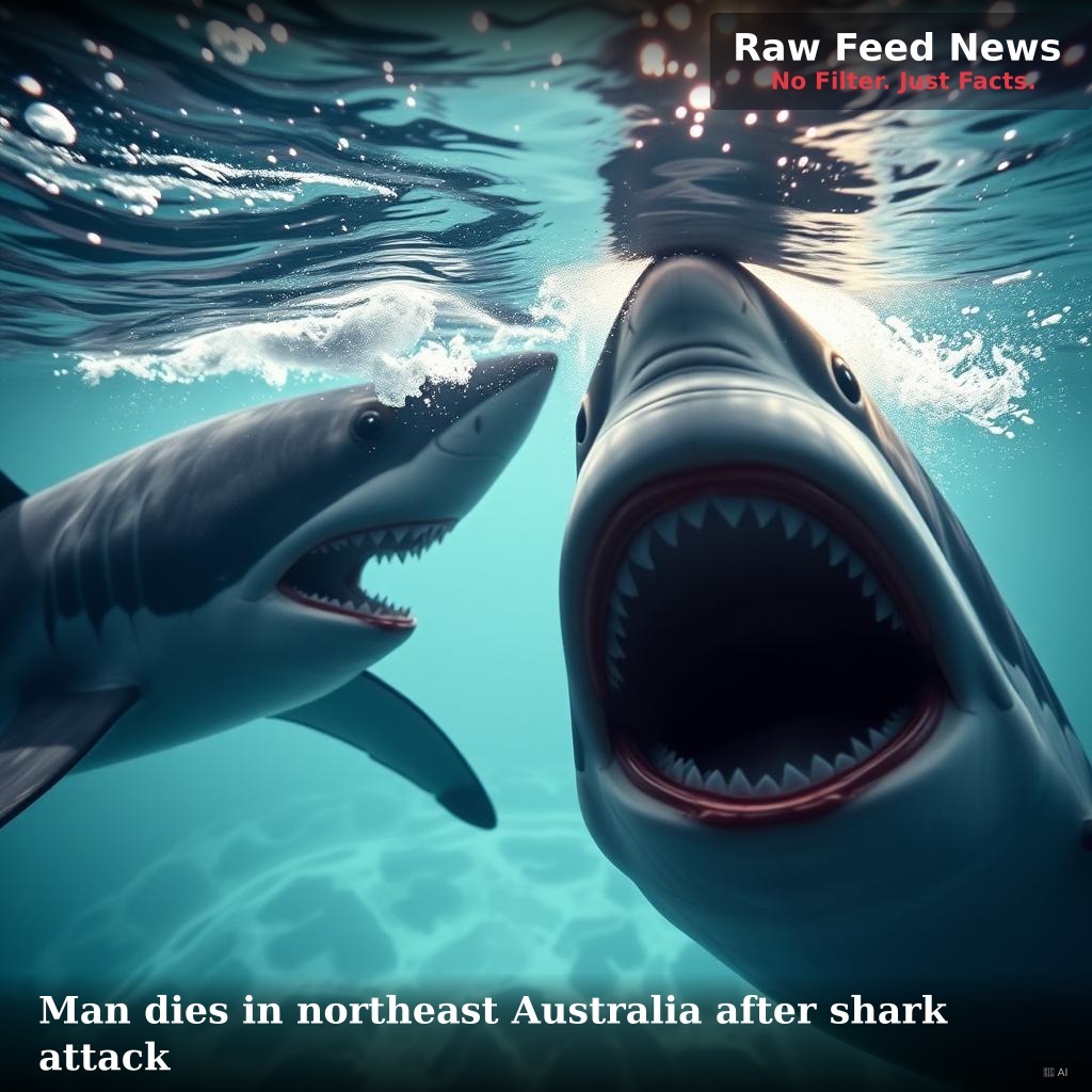 Man dies in northeast Australia after shark attack