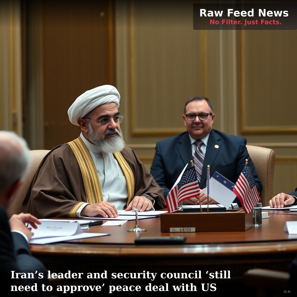 Iran’s leader and security council ‘still need to approve’ peace deal with US