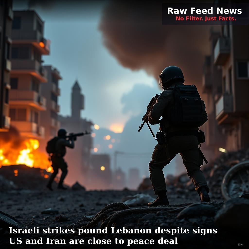 Israeli strikes pound Lebanon despite signs US and Iran are close to peace deal