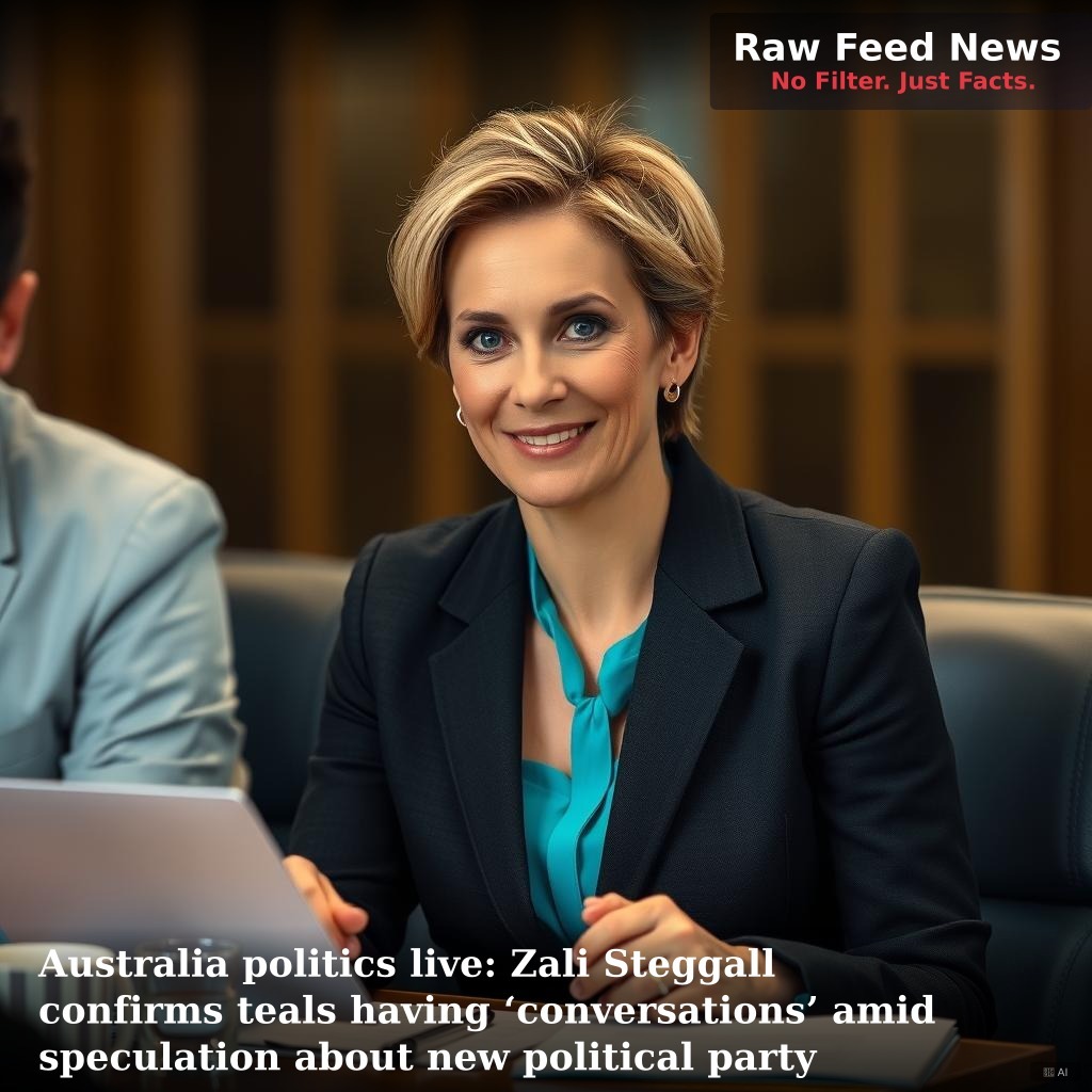 Australia politics live: Zali Steggall confirms teals having ‘conversations’ amid speculation about new political party