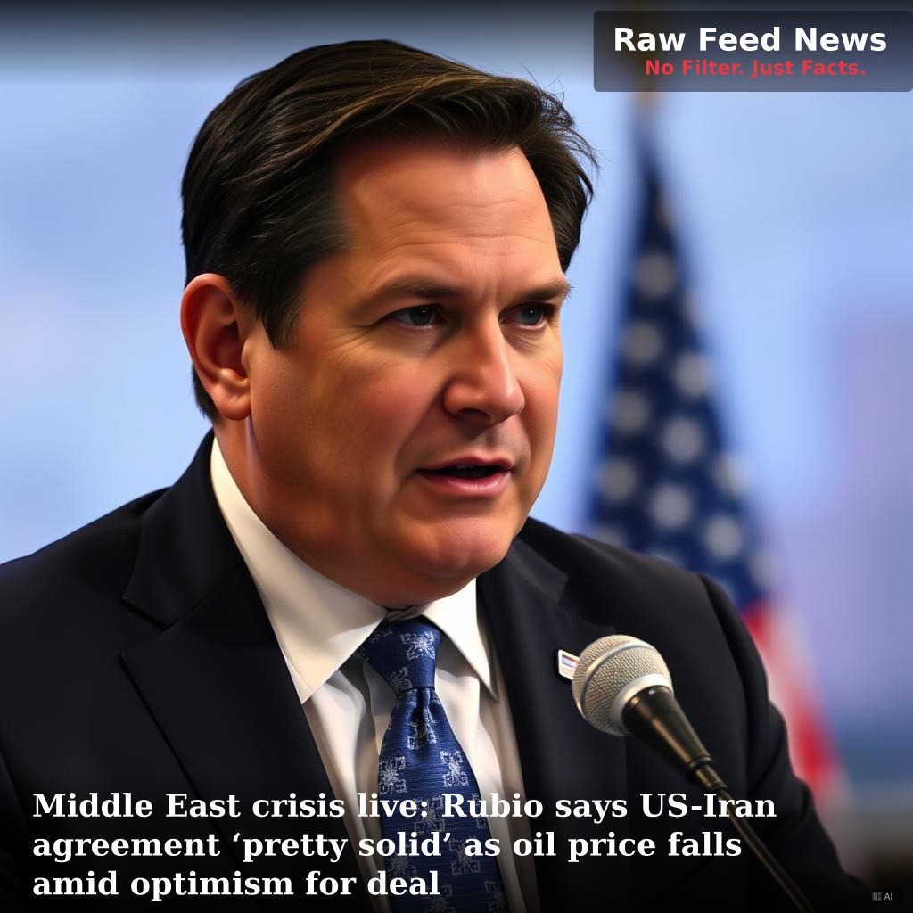 Middle East crisis live: Rubio says US-Iran agreement ‘pretty solid’ as oil price falls amid optimism for deal