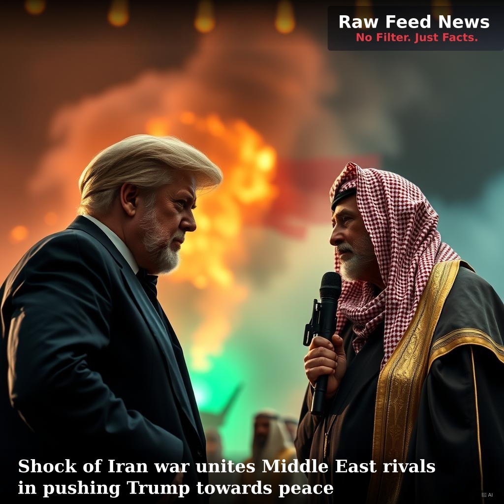 Shock of Iran war unites Middle East rivals in pushing Trump towards peace