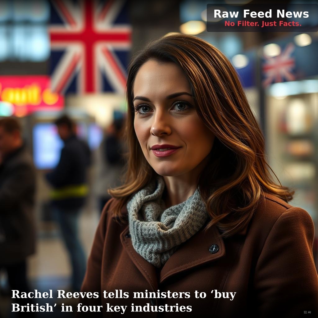 Rachel Reeves tells ministers to ‘buy British’ in four key industries