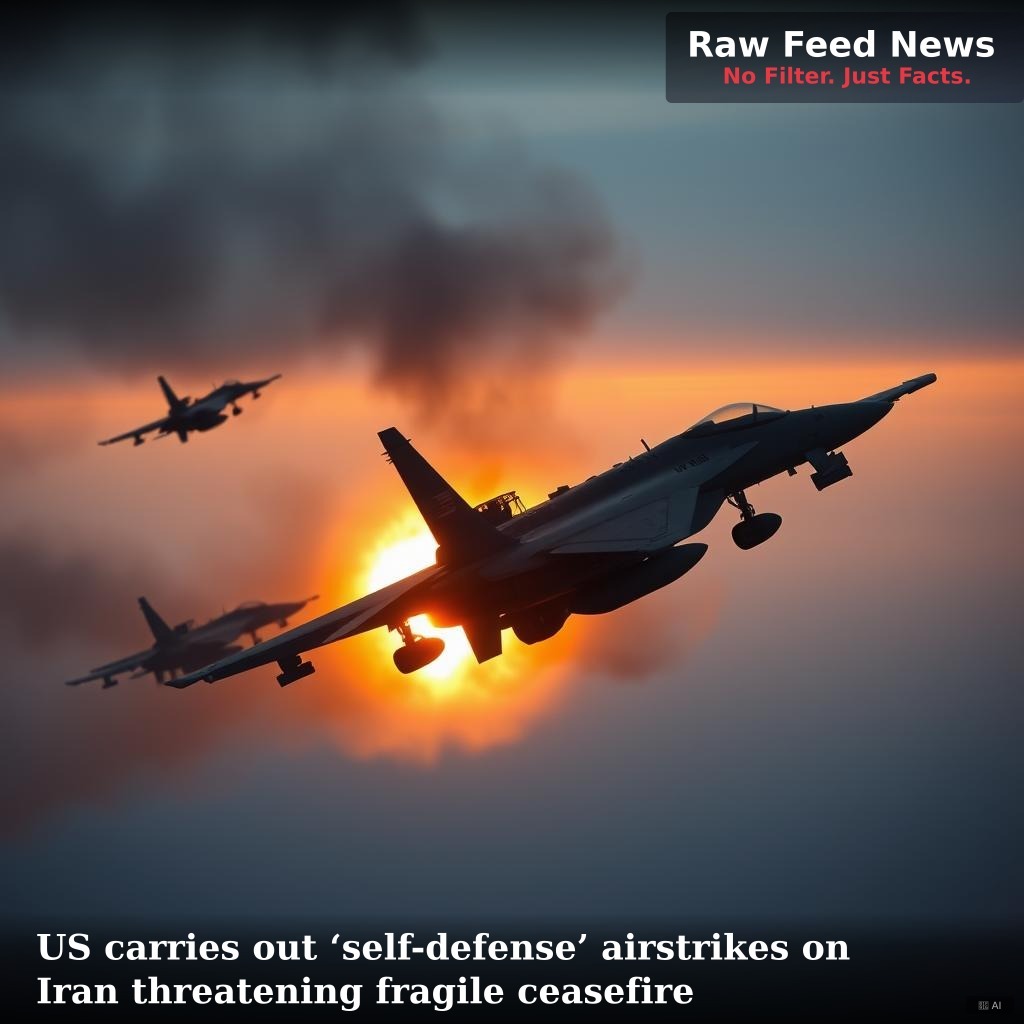 US carries out ‘self-defense’ airstrikes on Iran threatening fragile ceasefire