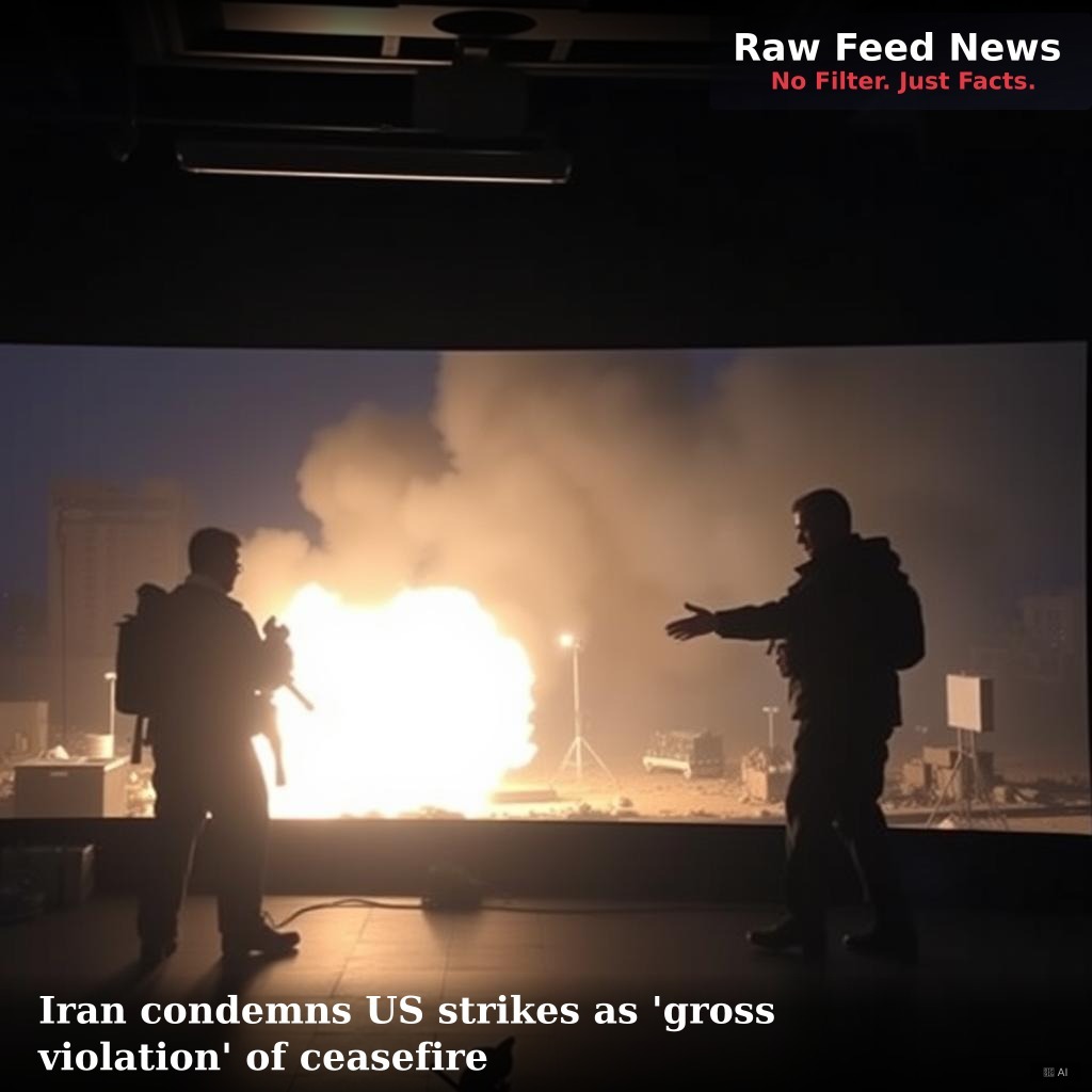 Iran condemns US strikes as 'gross violation' of ceasefire