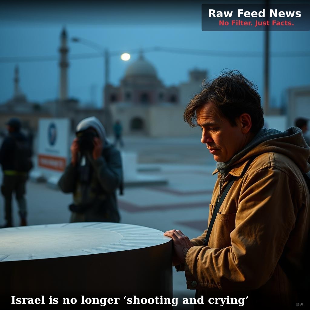 Israel is no longer ‘shooting and crying’
