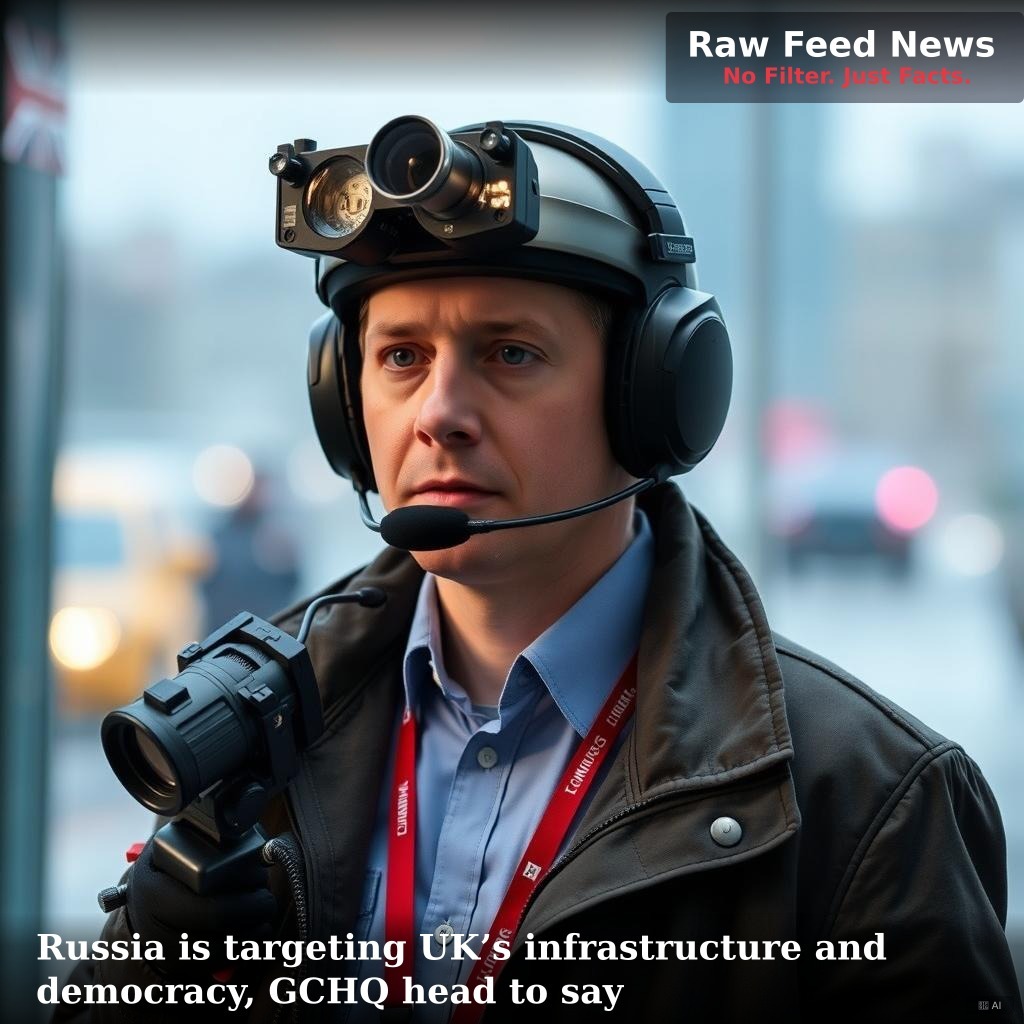 Russia is targeting UK’s infrastructure and democracy, GCHQ head to say