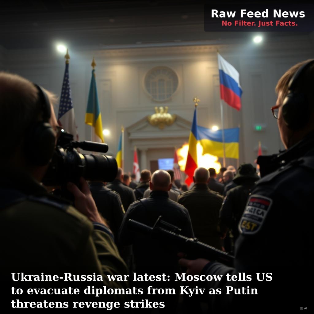 Ukraine-Russia war latest: Moscow tells US to evacuate diplomats from Kyiv as Putin threatens revenge strikes