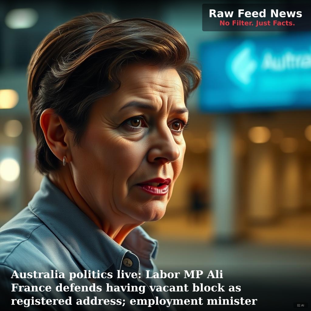 Australia politics live: Labor MP Ali France defends having vacant block as registered address; employment minister outlines jobseeker changes