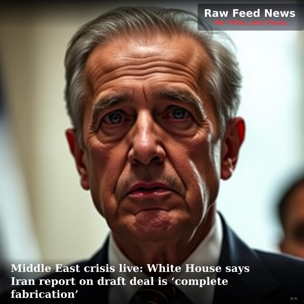 Middle East crisis live: White House says Iran report on draft deal is ‘complete fabrication’