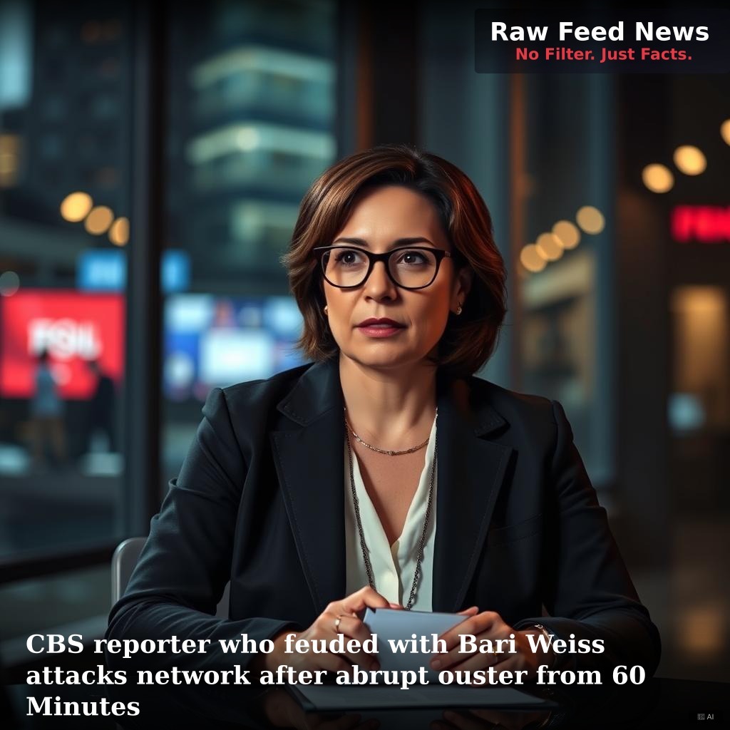 CBS reporter who feuded with Bari Weiss attacks network after abrupt ouster from 60 Minutes
