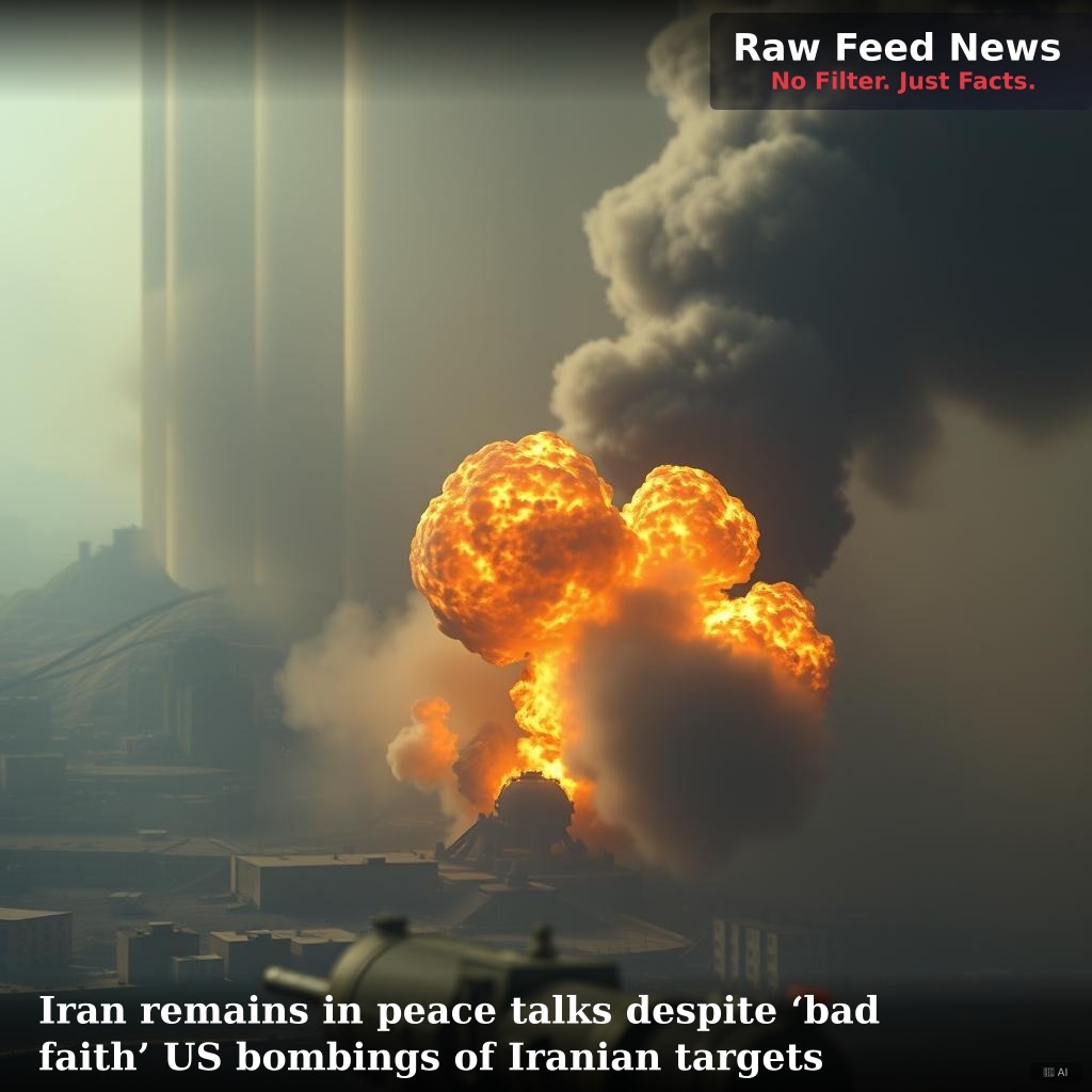 Iran remains in peace talks despite ‘bad faith’ US bombings of Iranian targets