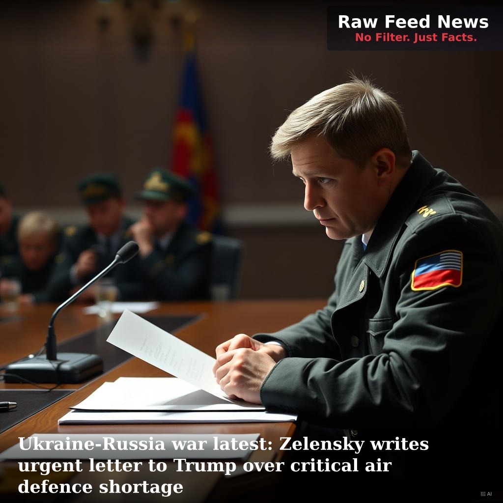 Ukraine-Russia war latest: Zelensky writes urgent letter to Trump over critical air defence shortage
