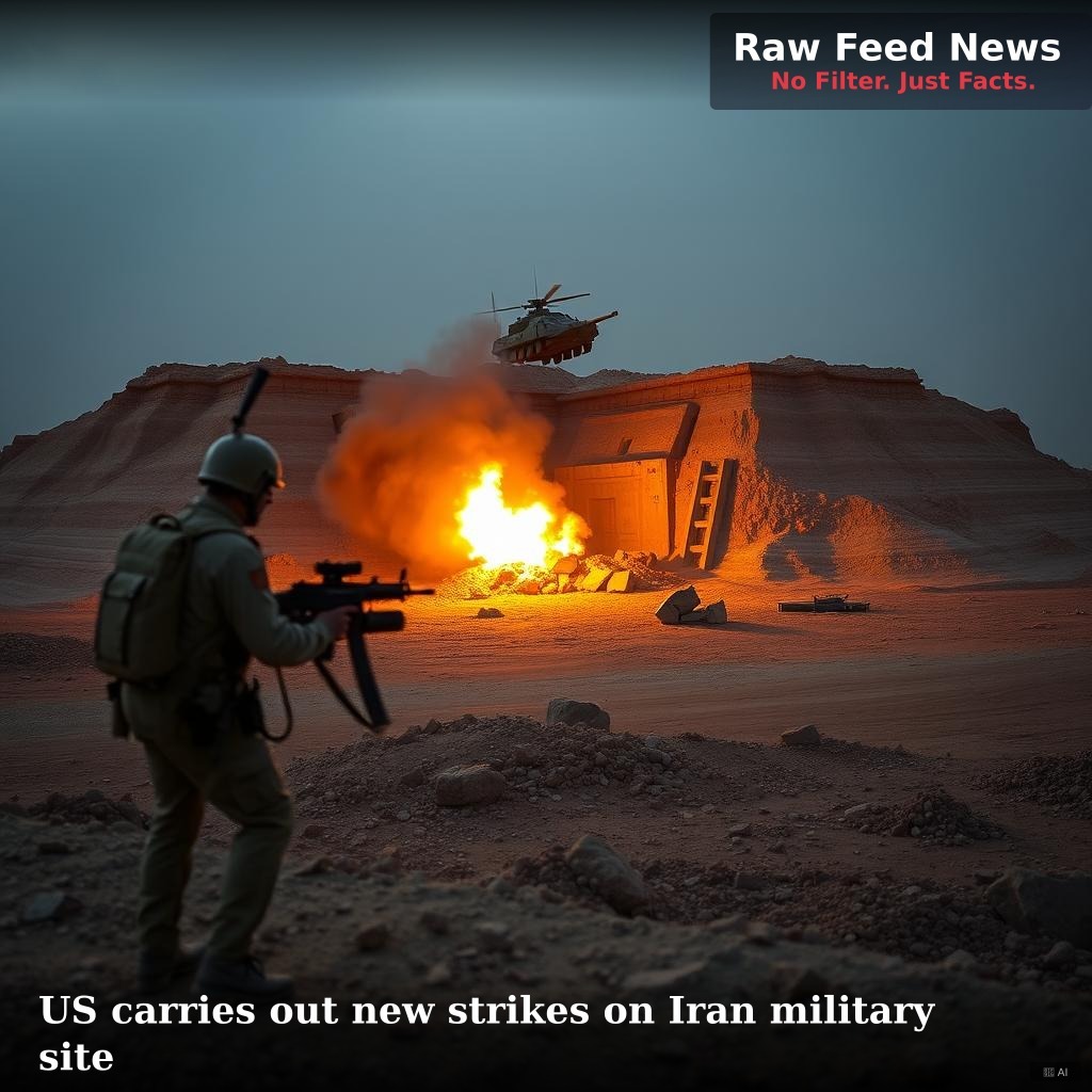 US carries out new strikes on Iran military site