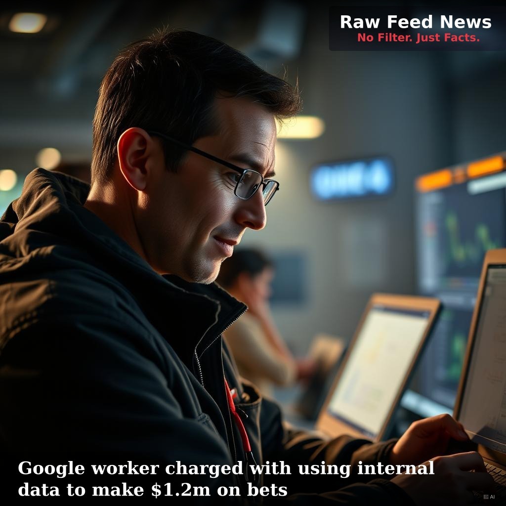 Google worker charged with using internal data to make $1.2m on bets