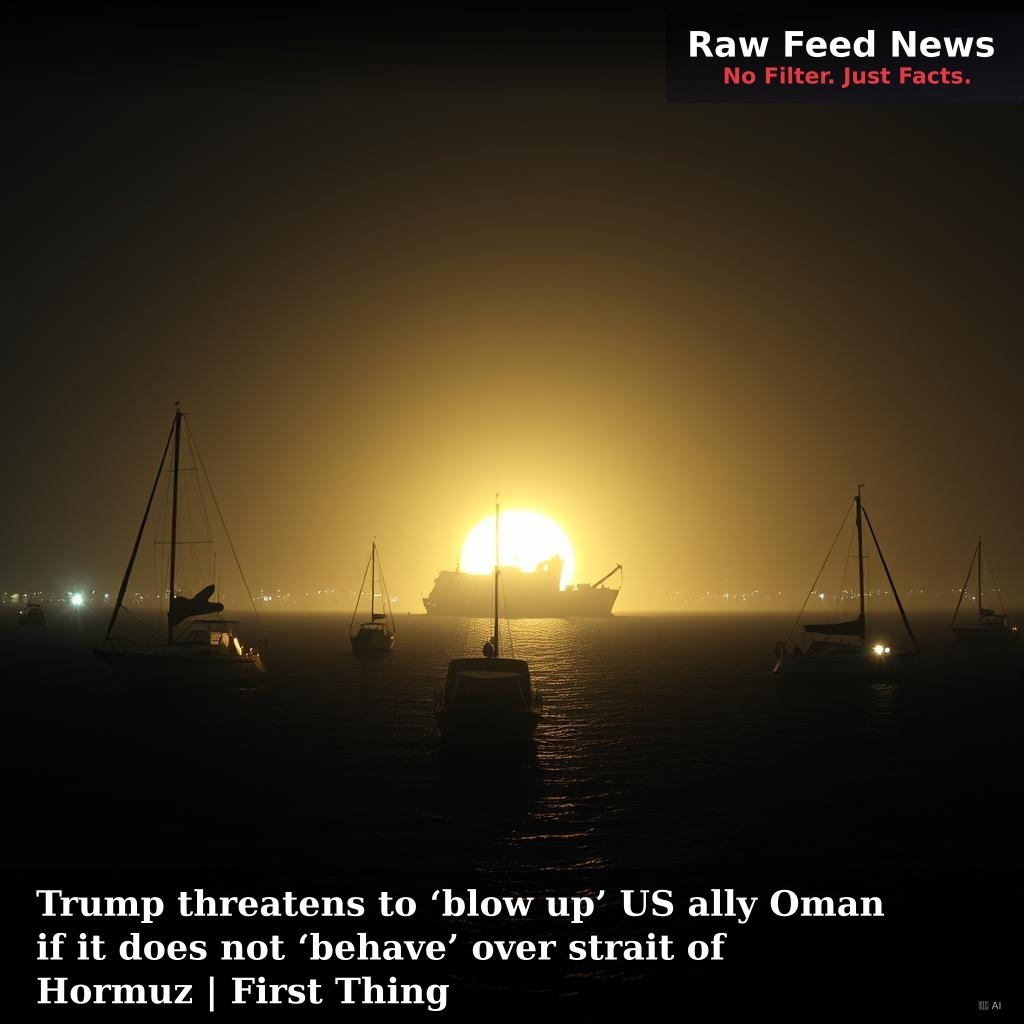 Trump threatens to ‘blow up’ US ally Oman if it does not ‘behave’ over strait of Hormuz | First Thing