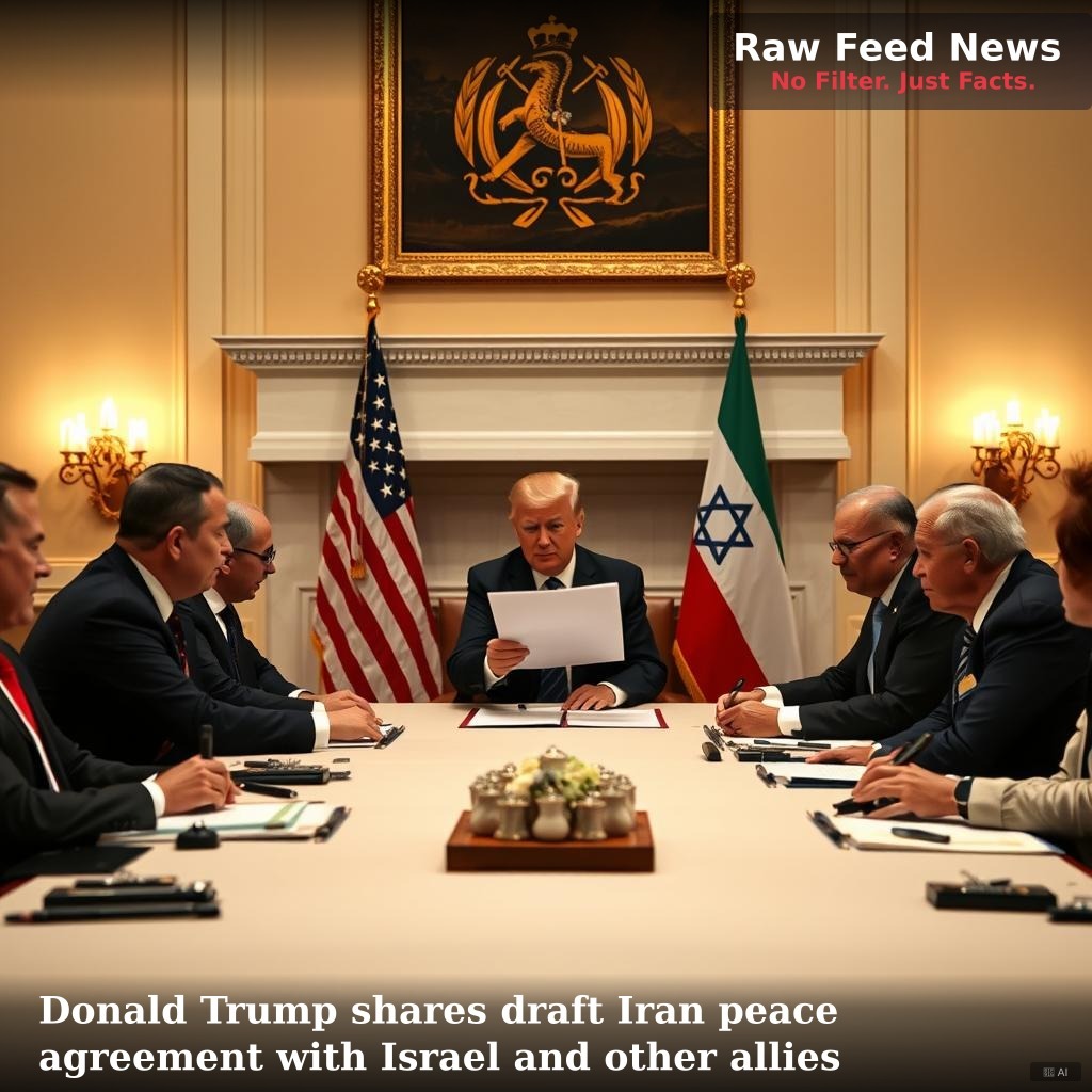 Donald Trump shares draft Iran peace agreement with Israel and other allies