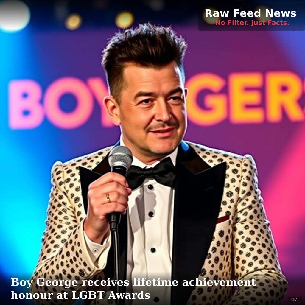 Boy George receives lifetime achievement honour at LGBT Awards