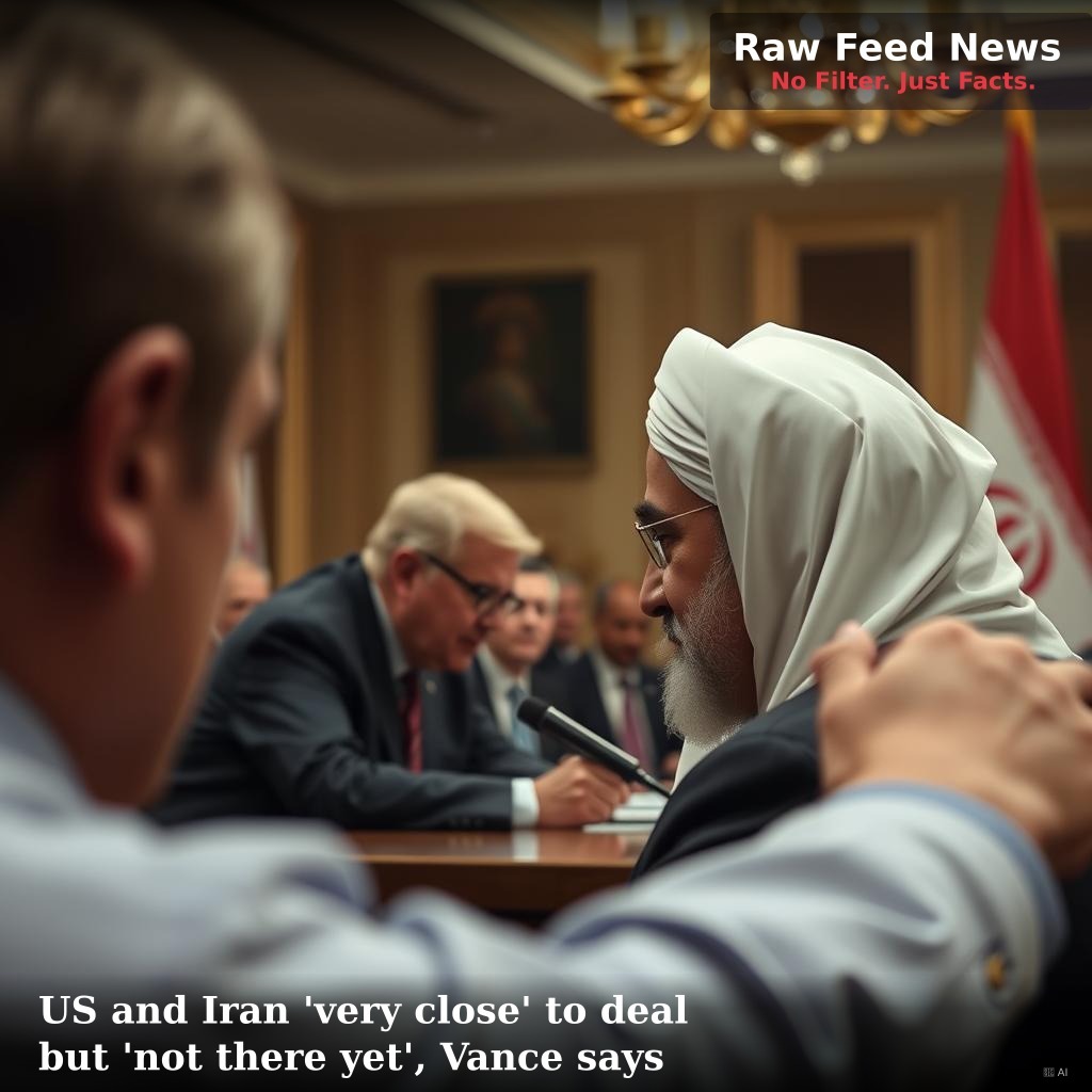 US and Iran 'very close' to deal but 'not there yet', Vance says