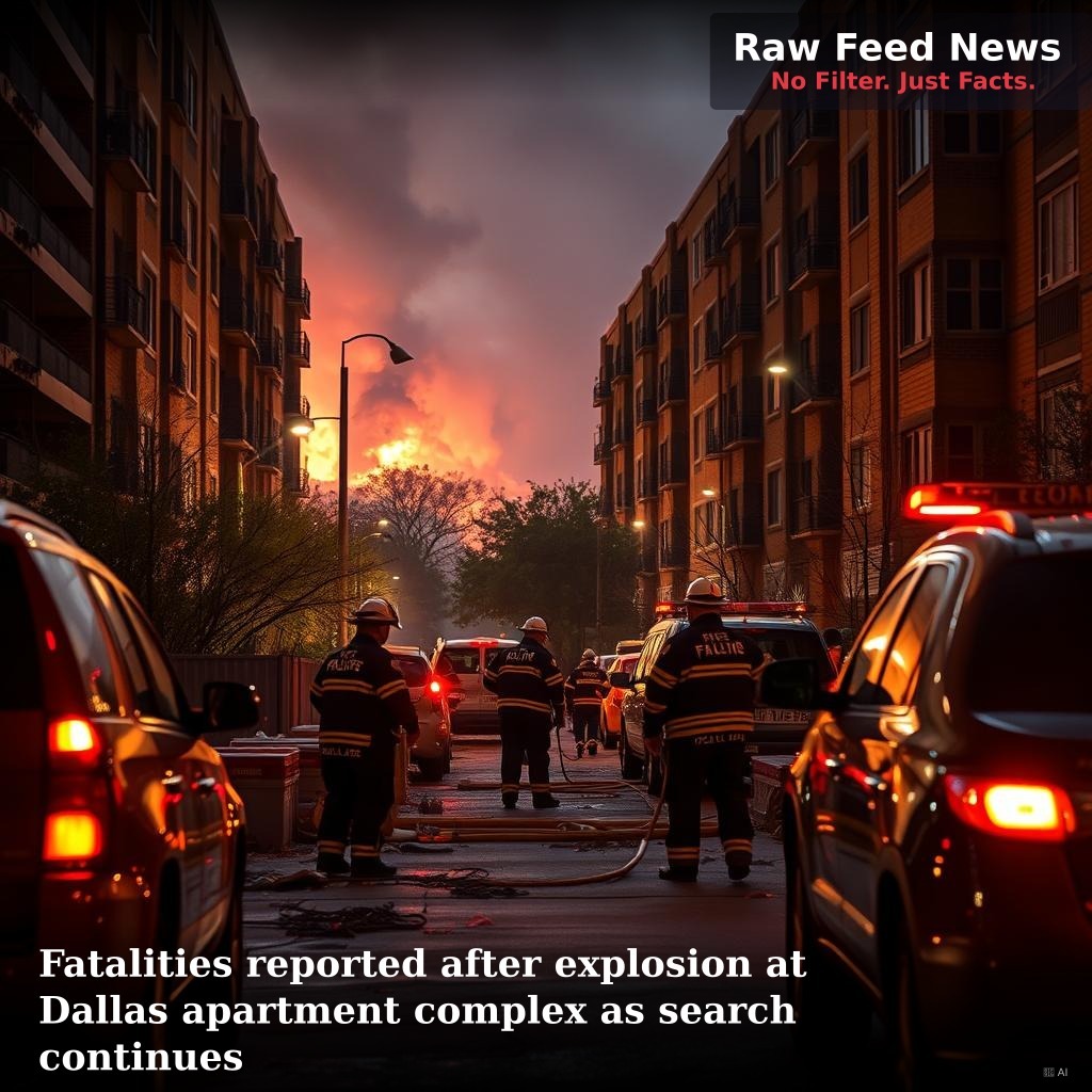 Fatalities reported after explosion at Dallas apartment complex as search continues