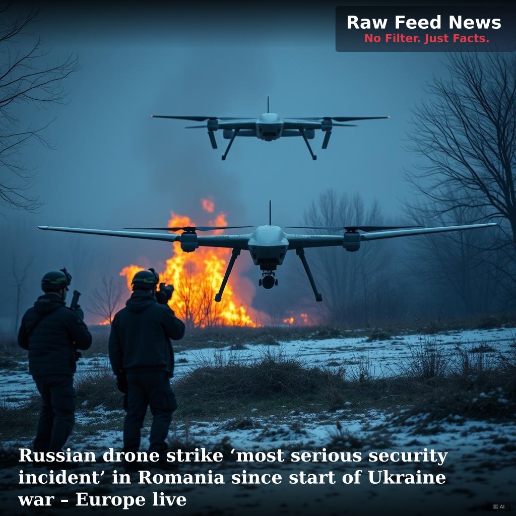 Russian drone strike ‘most serious security incident’ in Romania since start of Ukraine war – Europe live