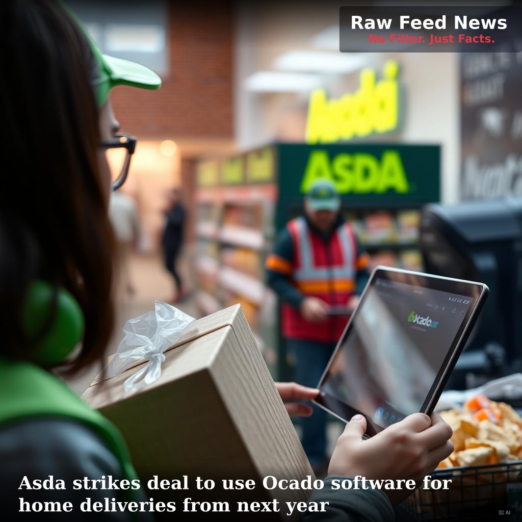 Asda strikes deal to use Ocado software for home deliveries from next year
