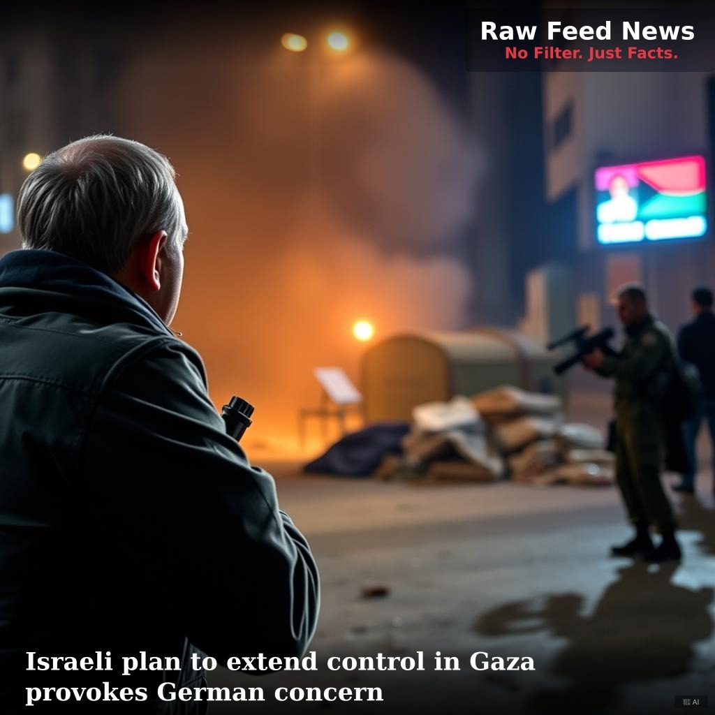Israeli plan to extend control in Gaza provokes German concern
