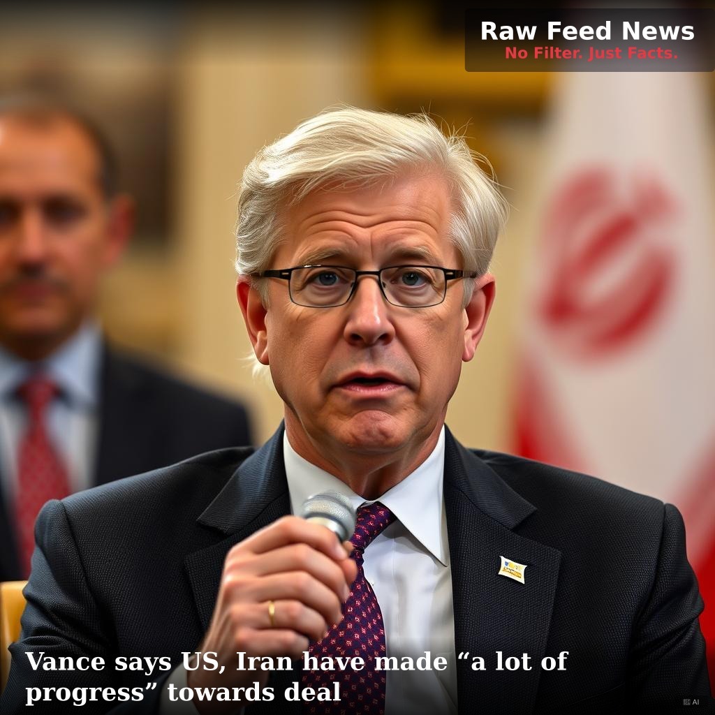 Vance says US, Iran have made “a lot of progress” towards deal