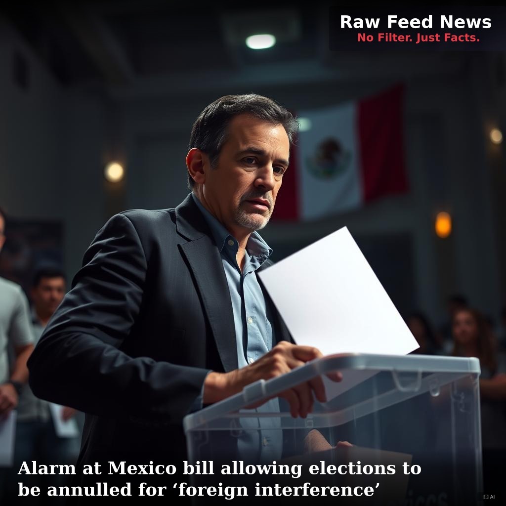 Alarm at Mexico bill allowing elections to be annulled for ‘foreign interference’