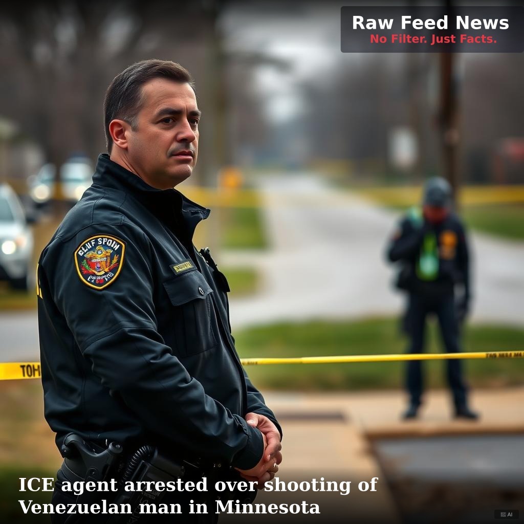 ICE agent arrested over shooting of Venezuelan man in Minnesota