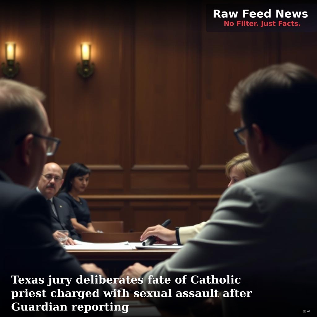 Texas jury deliberates fate of Catholic priest charged with sexual assault after Guardian reporting