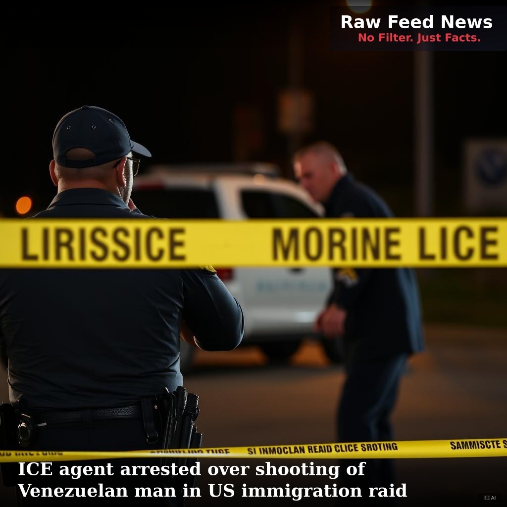 ICE agent arrested over shooting of Venezuelan man in US immigration raid