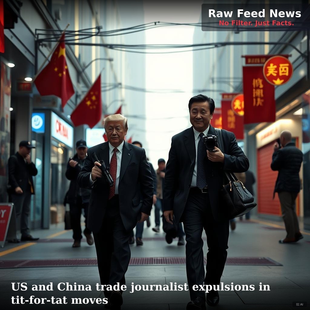US and China trade journalist expulsions in tit-for-tat moves